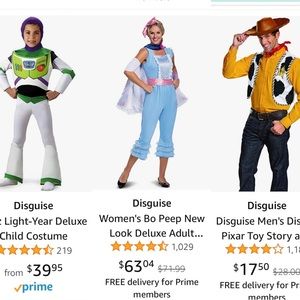 Toy Story Family Costumes